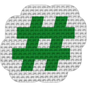 Signo hashtag