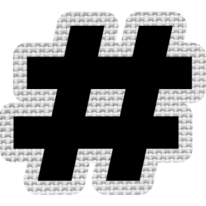 Signo hashtag