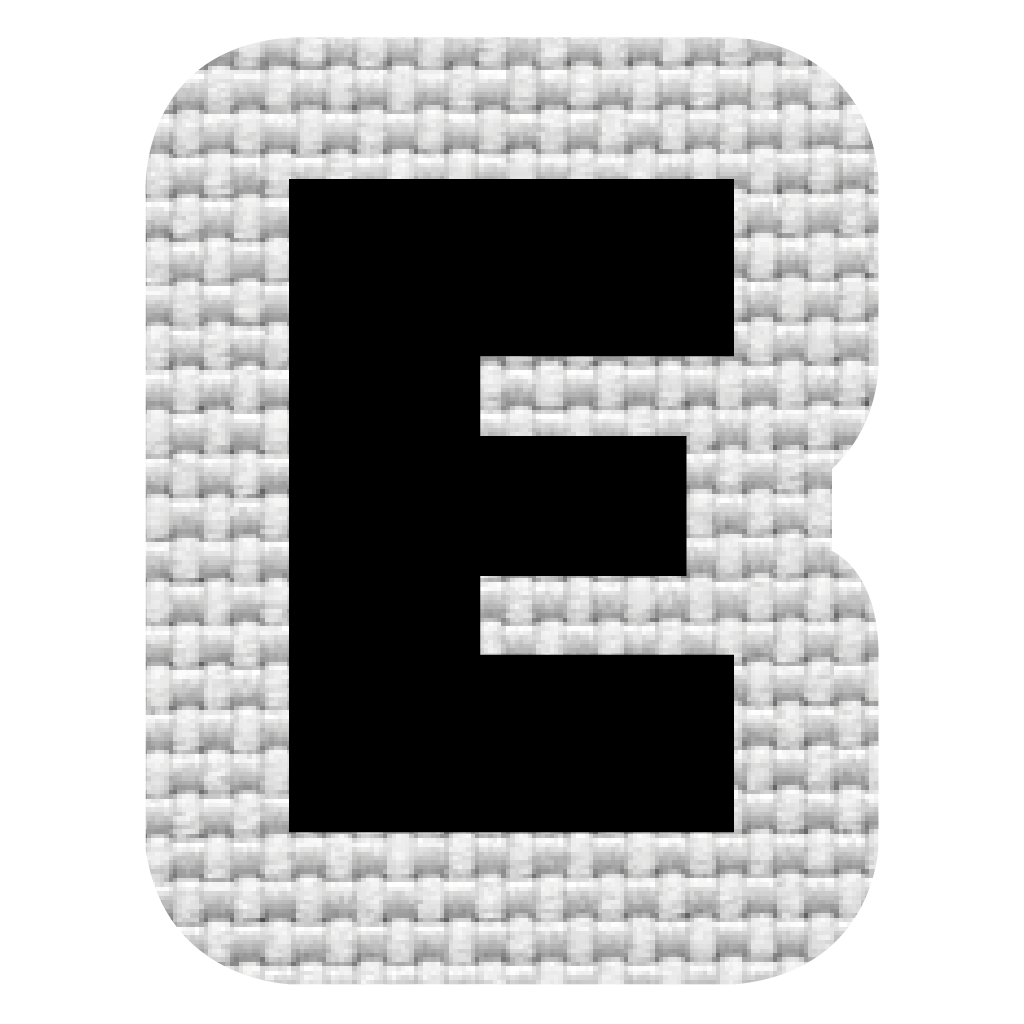 Letra E (2x2.5 cm)