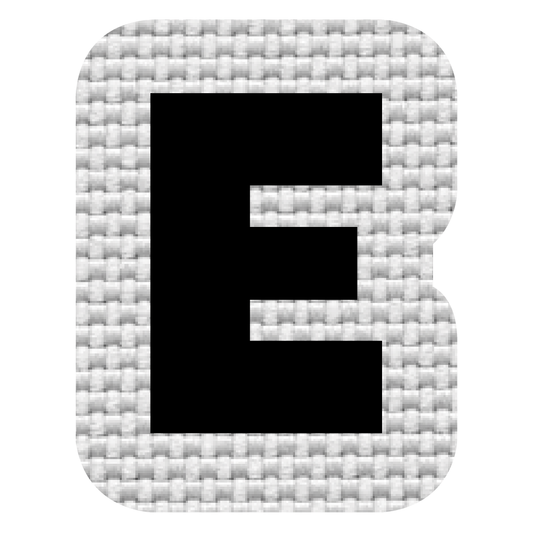 Letra E (2x2.5 cm)