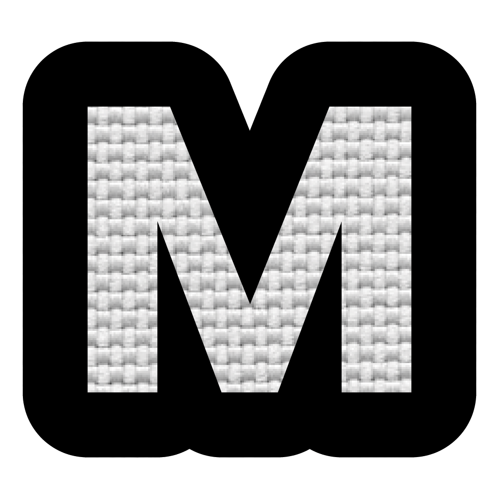 Letra M (2.5x3 cm)