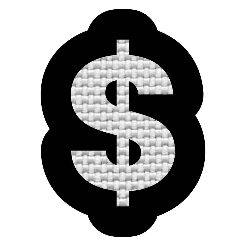 Signo de dinero (3x2 cm)