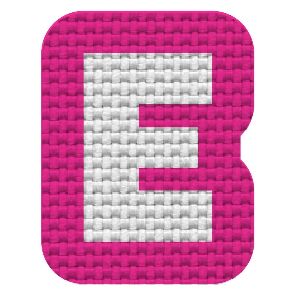 Letra E (2x2.5 cm)