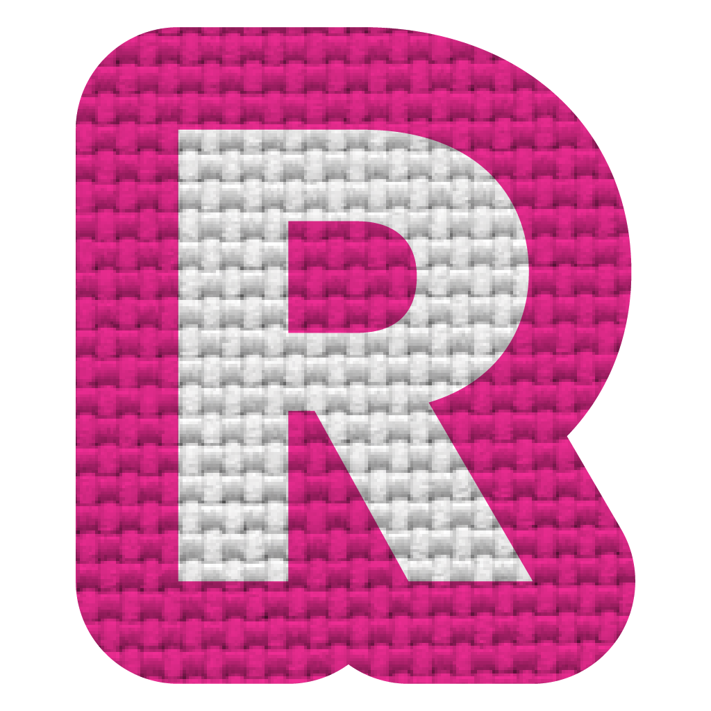 Letra R (2.5x2 cm)
