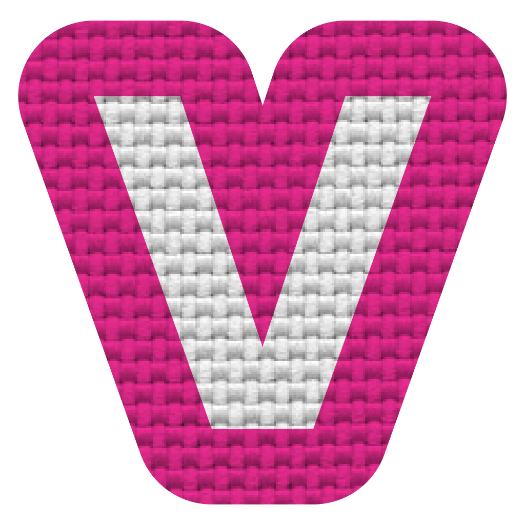 Letra V (2.5x2.5)