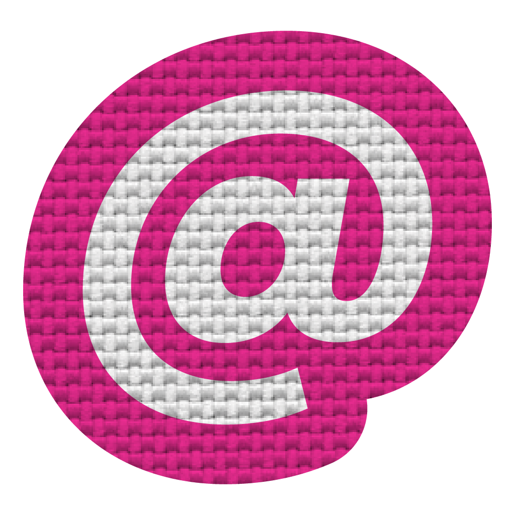 Signo arroba (3x3 cm)
