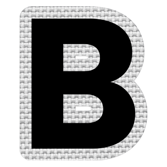Letra B (5x4 cm)