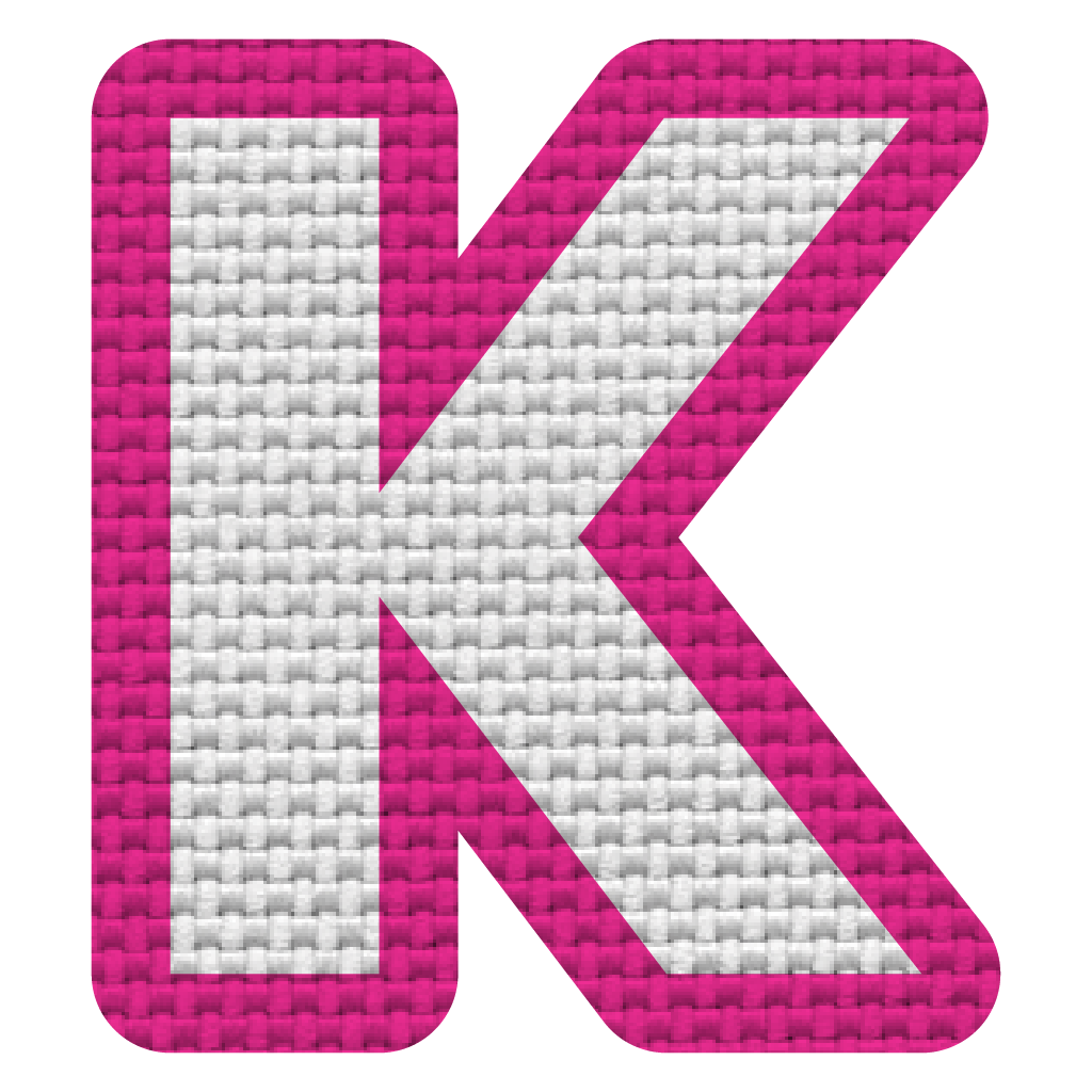 Letra K (5x4.5 cm)