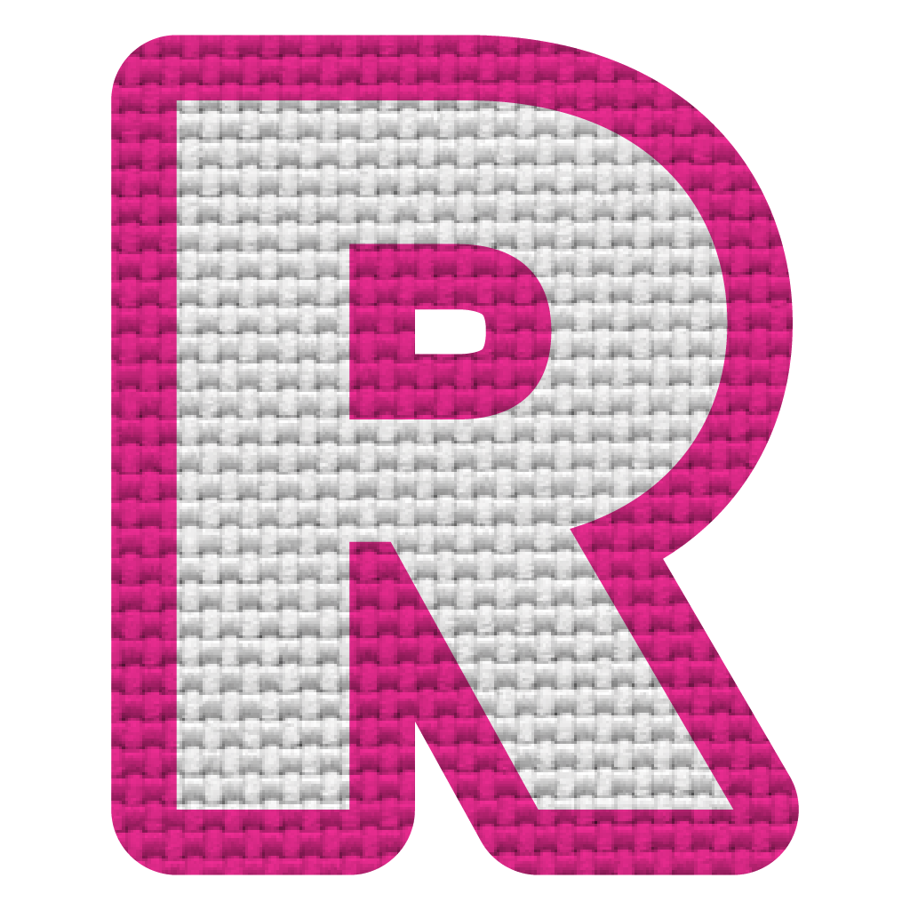 Letra R (5x4 cm)