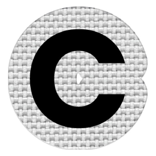 Letra C (2.5x2.5 cm)
