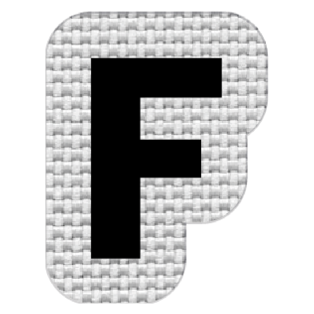 Letra F (2.5x2 cm)