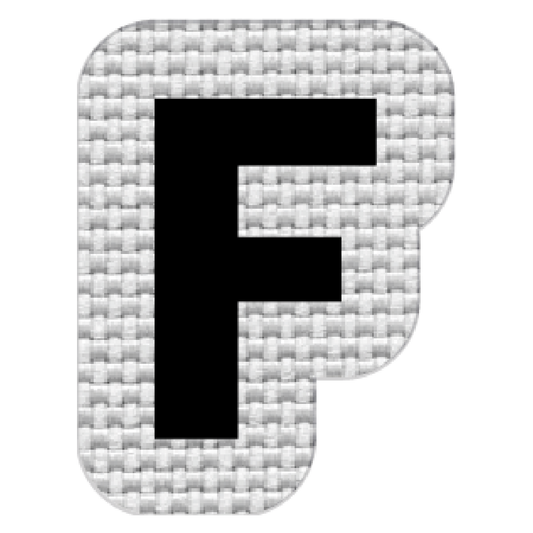 Letra F (2.5x2 cm)