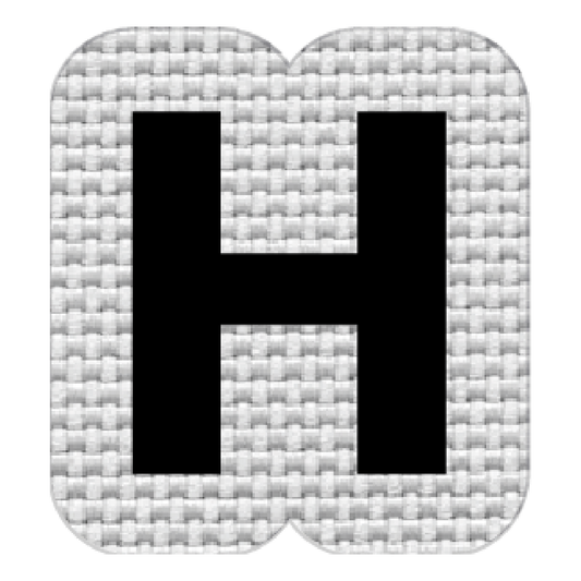 Letra H (2.5x2.5 cm)