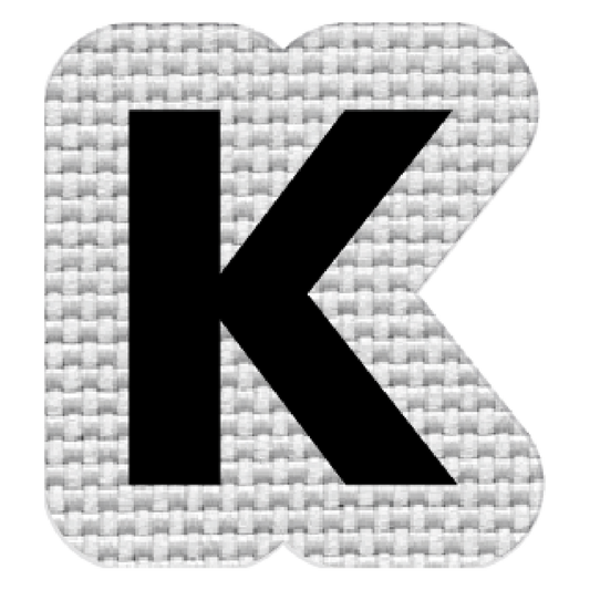 Letra K (2.5x2.5 cm)