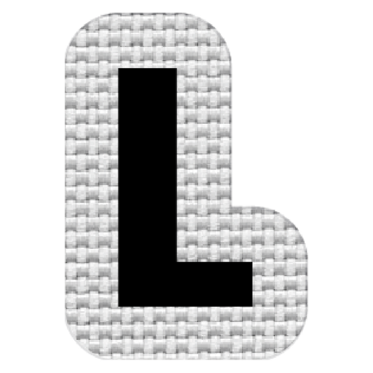 Letra L (2.5x2 cm)