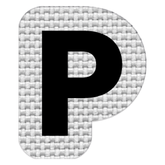Letra P (2.5x2 cm)
