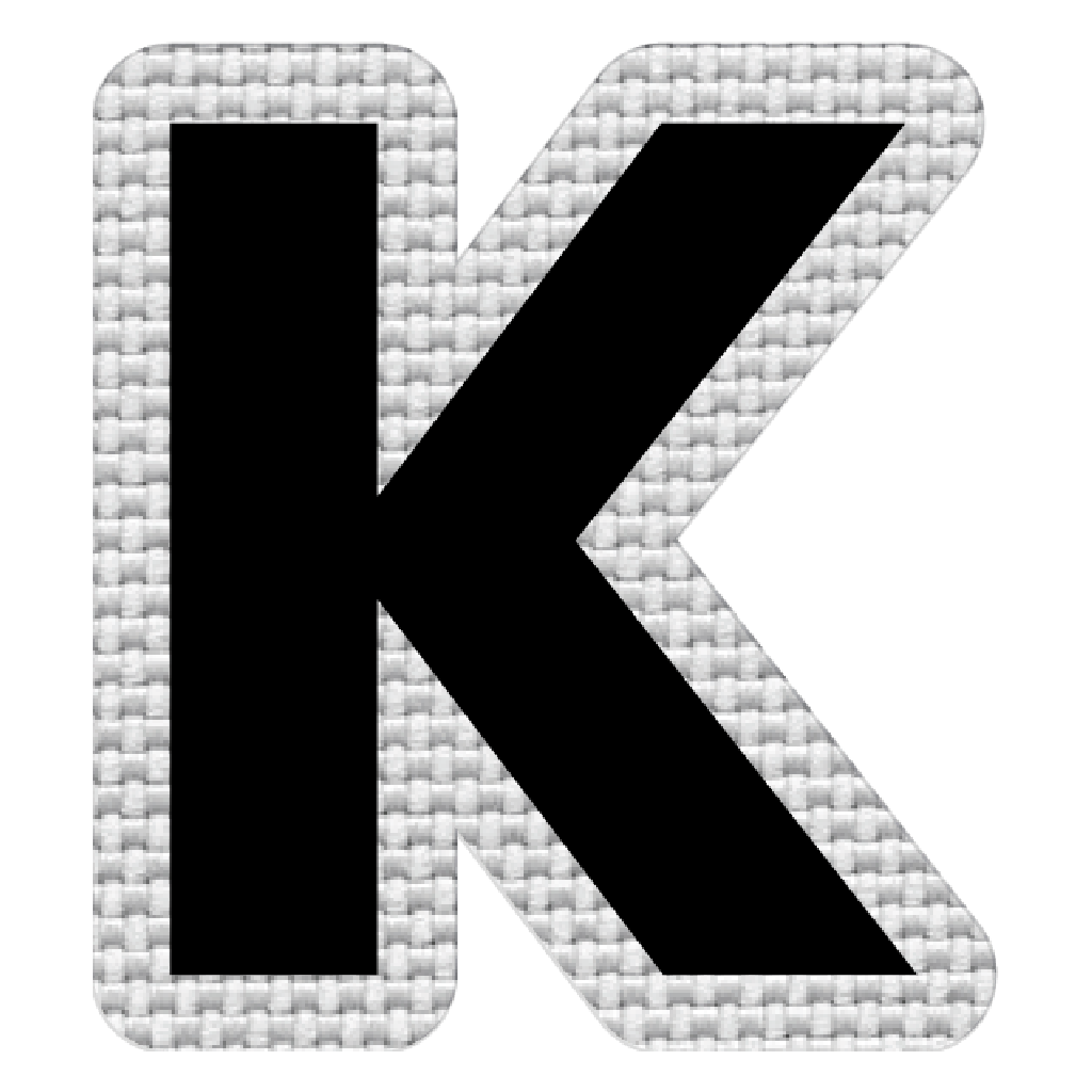 Letra K (5x4.5 cm)