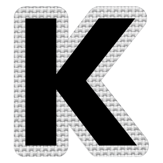 Letra K (5x4.5 cm)