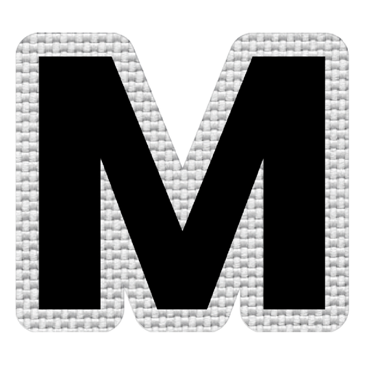 Letra M (5x5.5 cm)