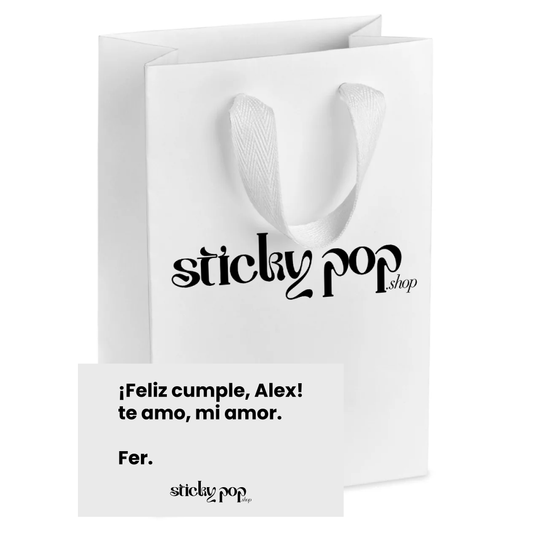 Bolsa de regalo chica para Tacky Pops