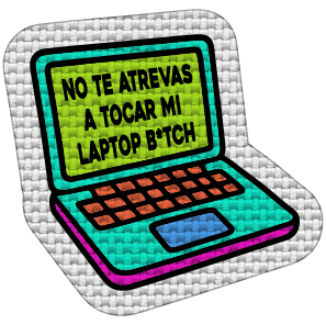 No toques mi laptop