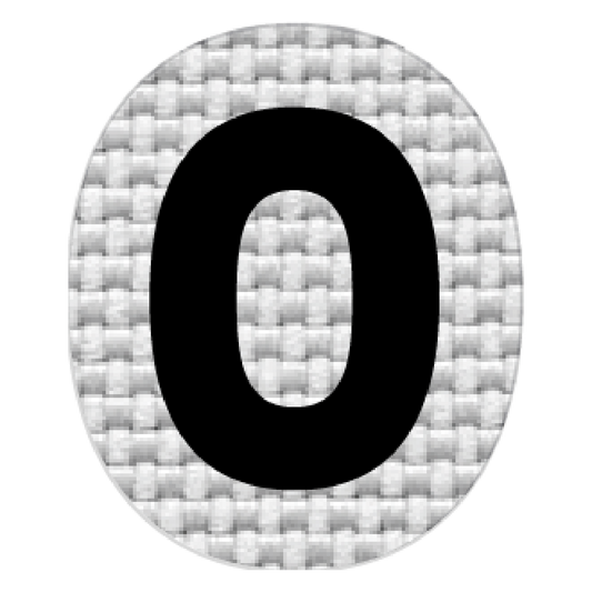 Numero 0 (2.5x2 cm)