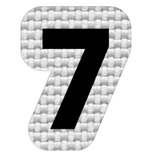 Numero 7 (2.5x2 cm)