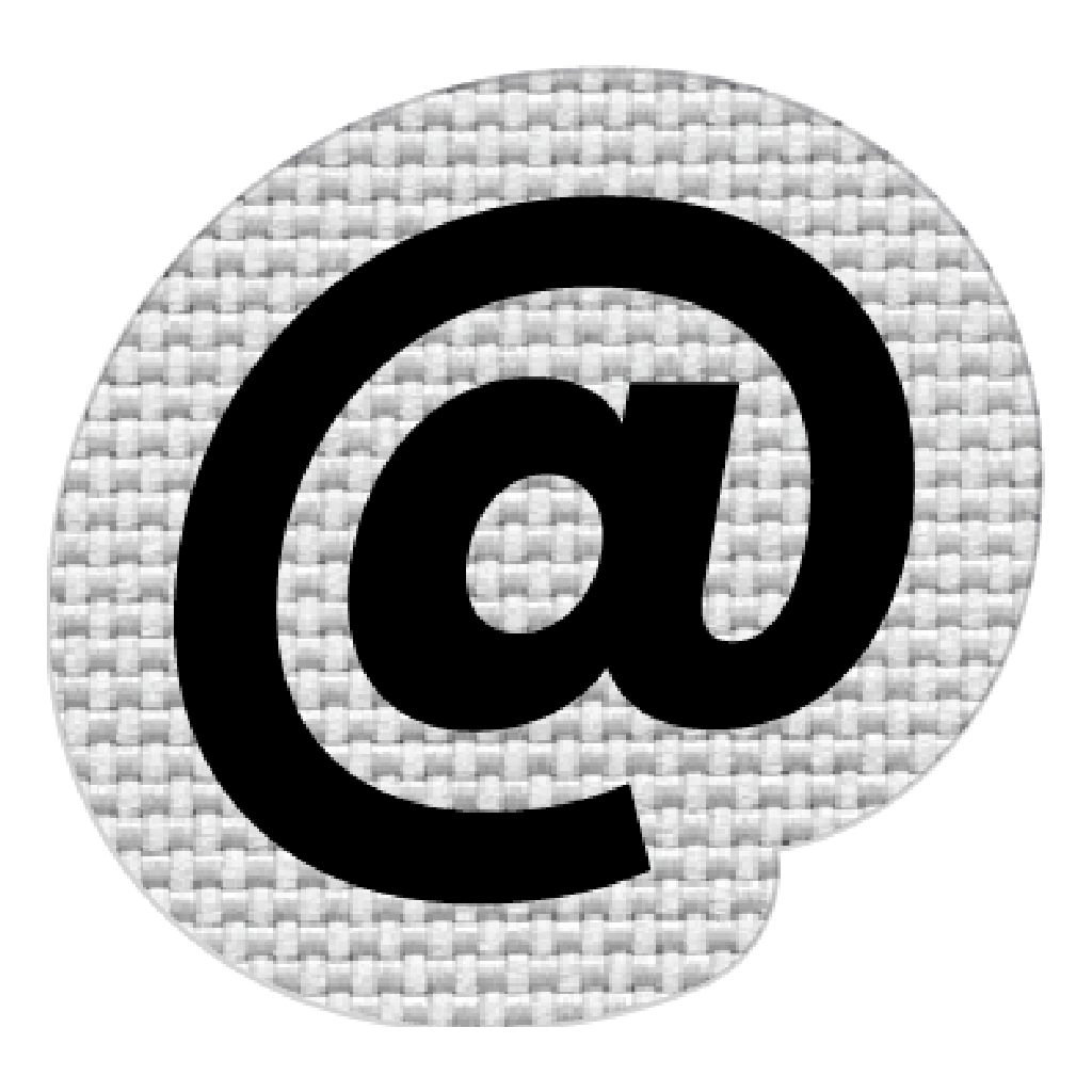 Signo arroba (3x3 cm)