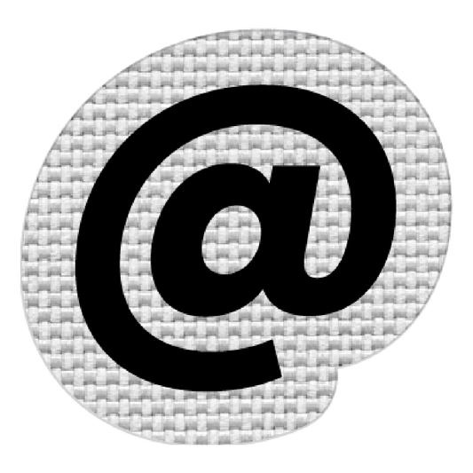 Signo arroba (3x3 cm)