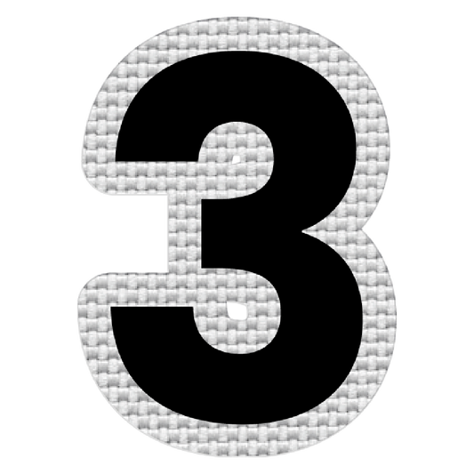 Número 3 (5x4 cm)