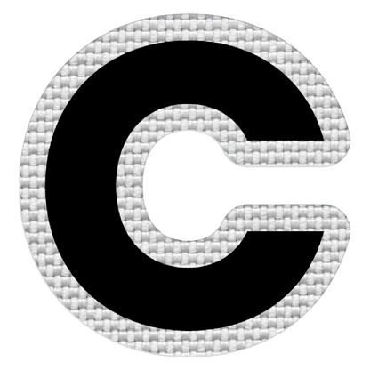 Letra C (5x5 cm)
