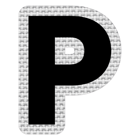 Letra P (5x4 cm)