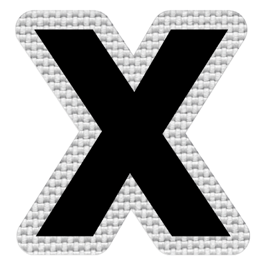 Letra X (5x5 cm)