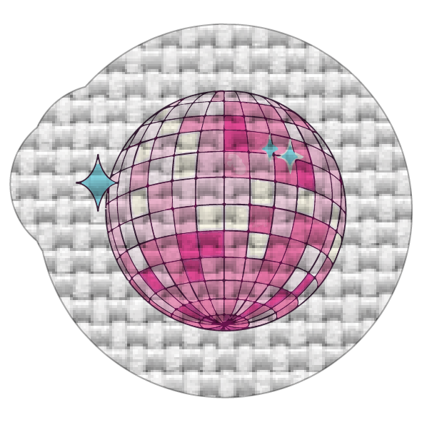 Disco ball rosa
